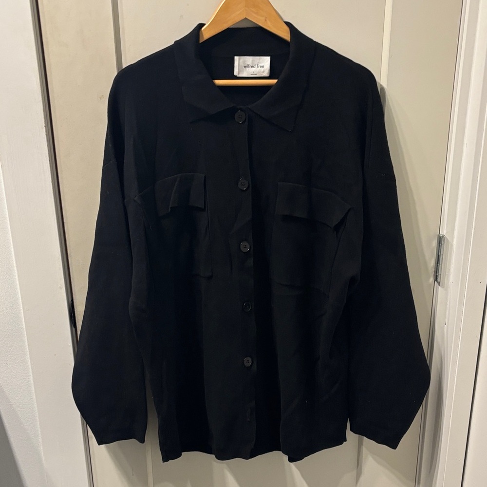 Wilfred Black Knit Sweater